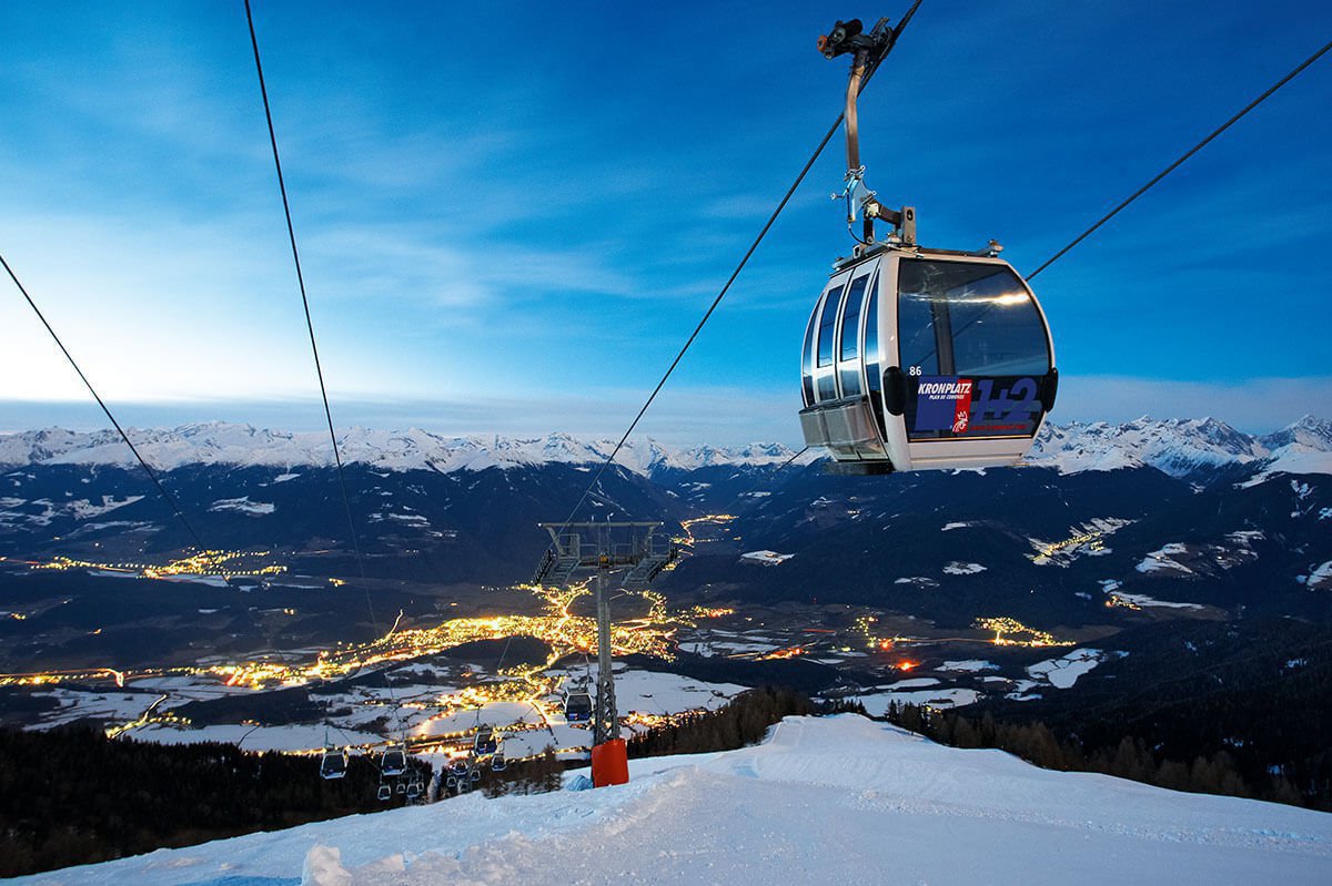 Winterurlaub am Fuchshof in Südtirol - Skifahren am Kronplatz